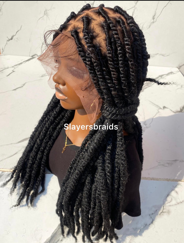 Marley Kinky Twist Dreadlock Wig -Baker