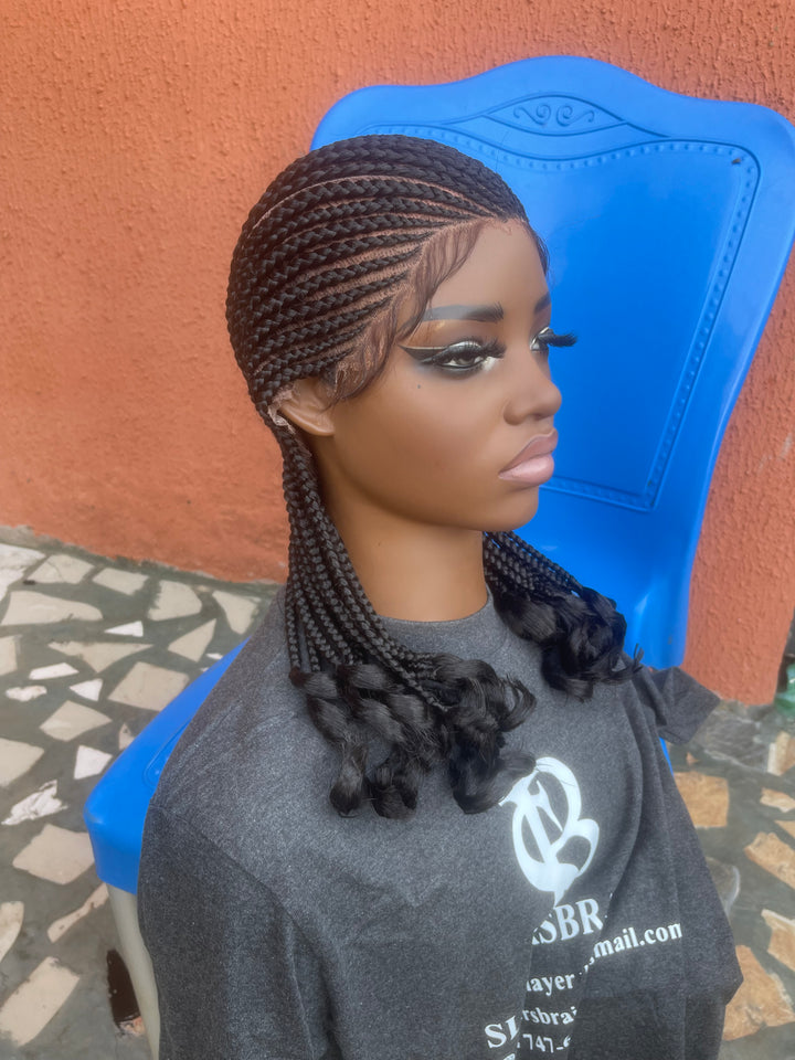 Protective style Braid, Flawless cornrow wig,Fast delivery -Sisi Unit