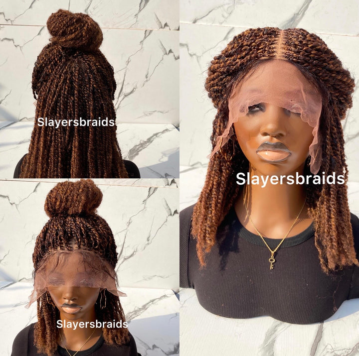 Mini Coco Twisted Wig Knotless Hair-Kamsi