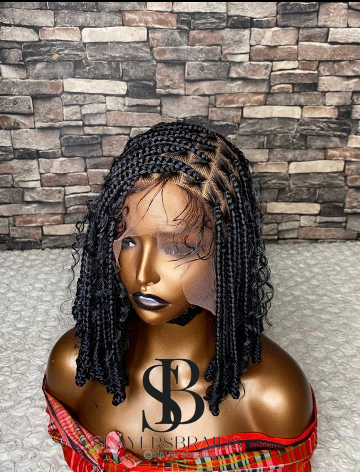 Pre-Braided Wig – Easy Install,Curly Hair-Bam 2