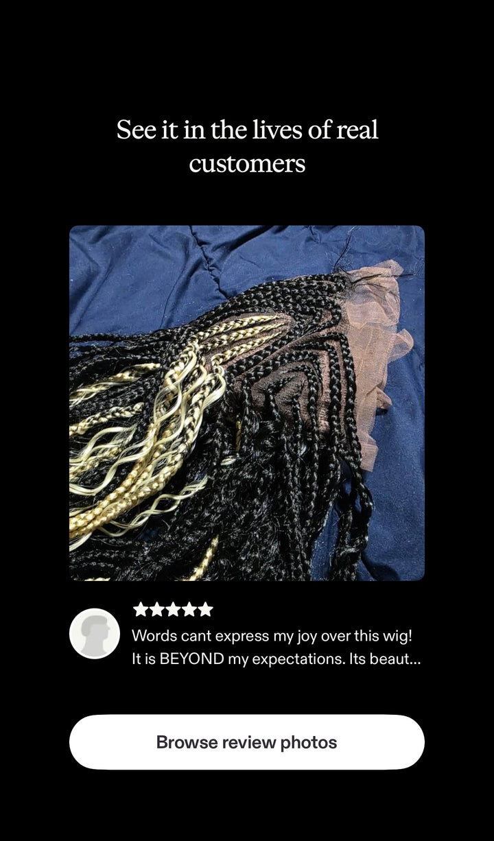 Mohawk BraidWig Pre Styled Time Saving,Everyday Wear  -Jazz
