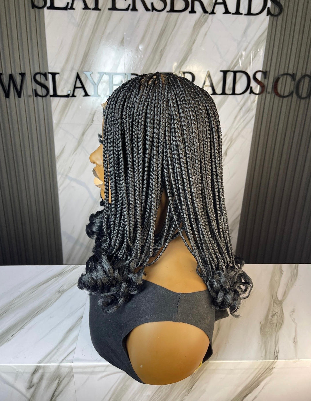 Ready To Ship Curly ends Braidswig for Black Women -Bella unit