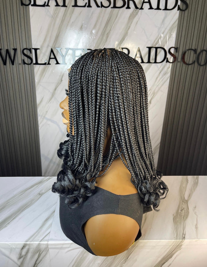 Ready To Ship Curly ends Braidswig for Black Women -Bella unit