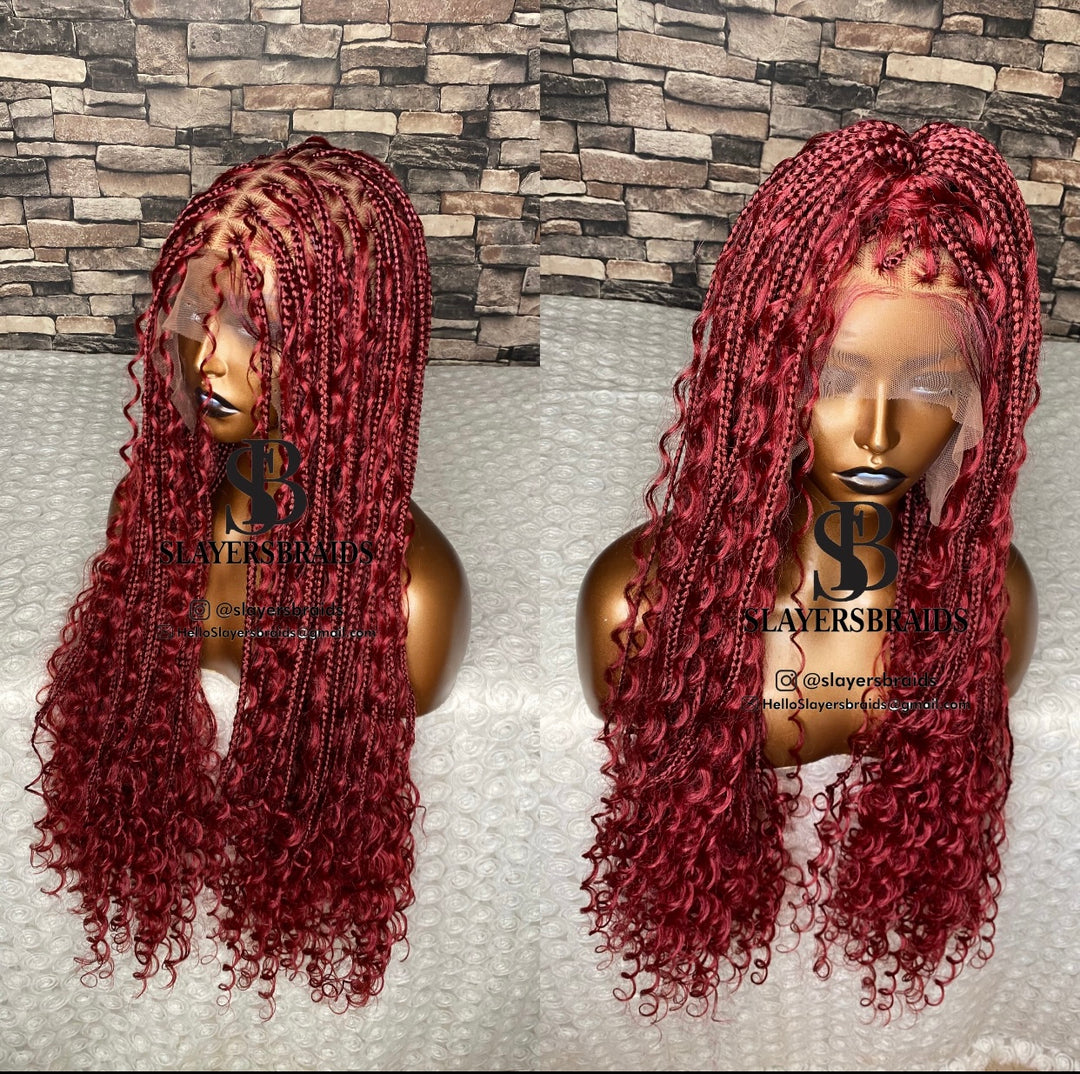 Boho Knotless Wig ,No Glue Install Braid, Beginner Friendly -Diana 