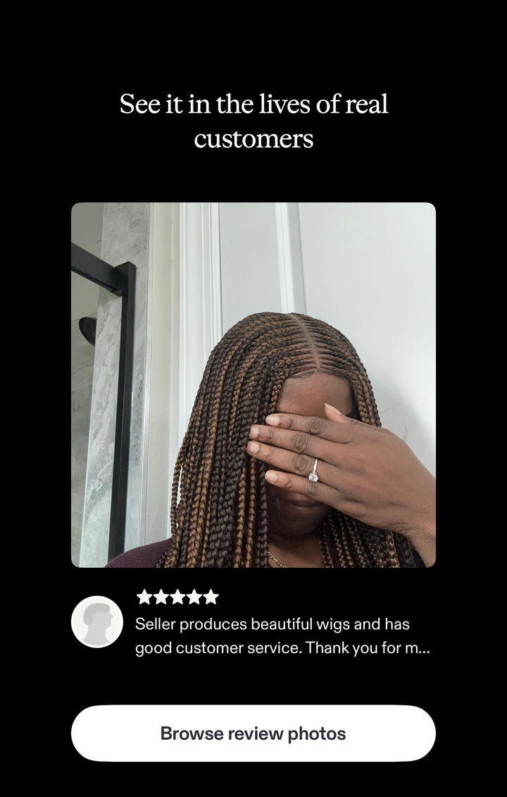 High-End Braided Wig for Black Women Cornrow Braids Wig -Allen