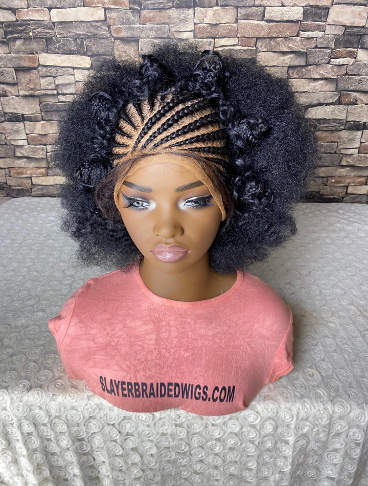 Afro Natural Scalp Wig, Perfect for Busy Women -Oley Unit