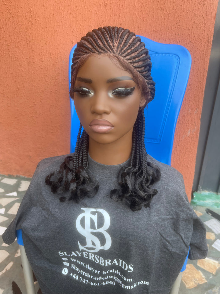 Protective style Braid, Flawless cornrow wig,Fast delivery -Sisi Unit