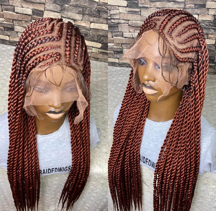Fast Ship Protective Style Wig,Senegalese braids -Ronke