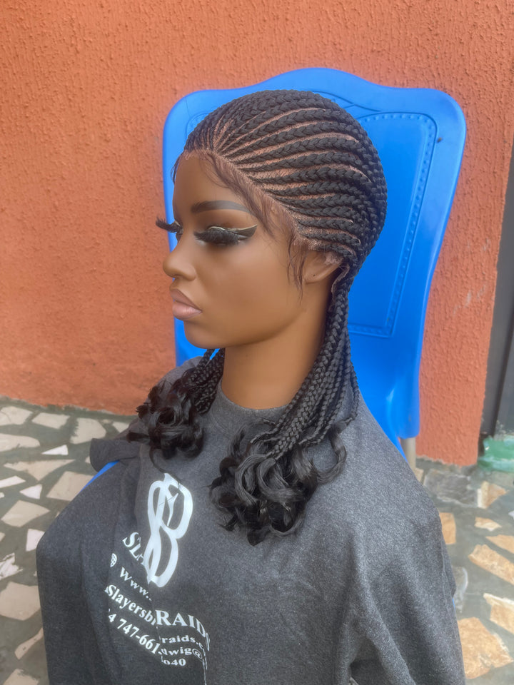 Protective style Braid, Flawless cornrow wig,Fast delivery -Sisi Unit