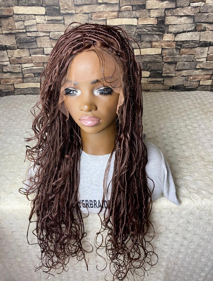 Handmade Glueless Locswig Protective Hairstyle -Nicole 2