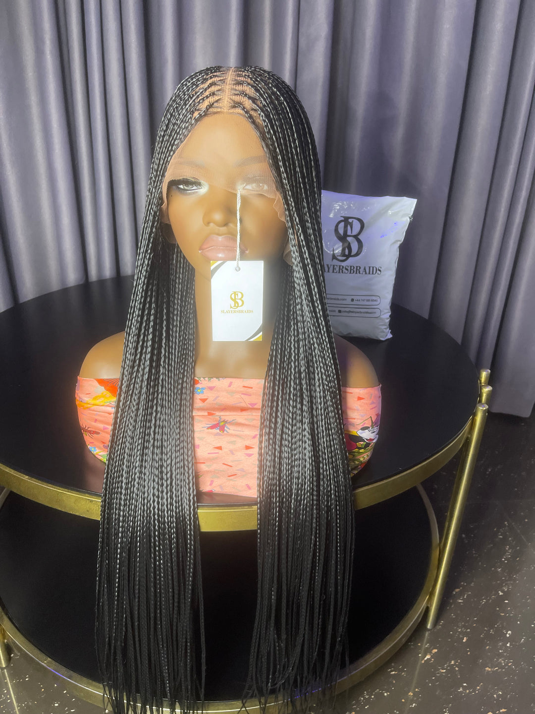 Knotless braided wigs for black women -Bora 