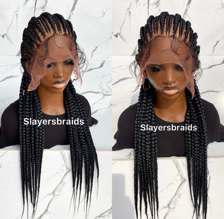 Allback wig –Glueless lightweight, Limited stock Braid -Koren 