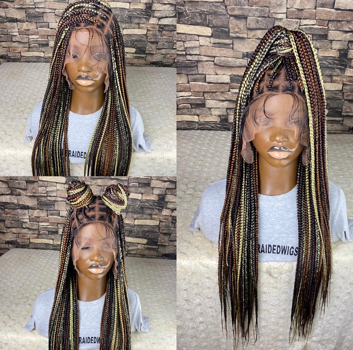 Luxury Knotless BraidWig Glueless Everyday Wear Wig -Mya Unit