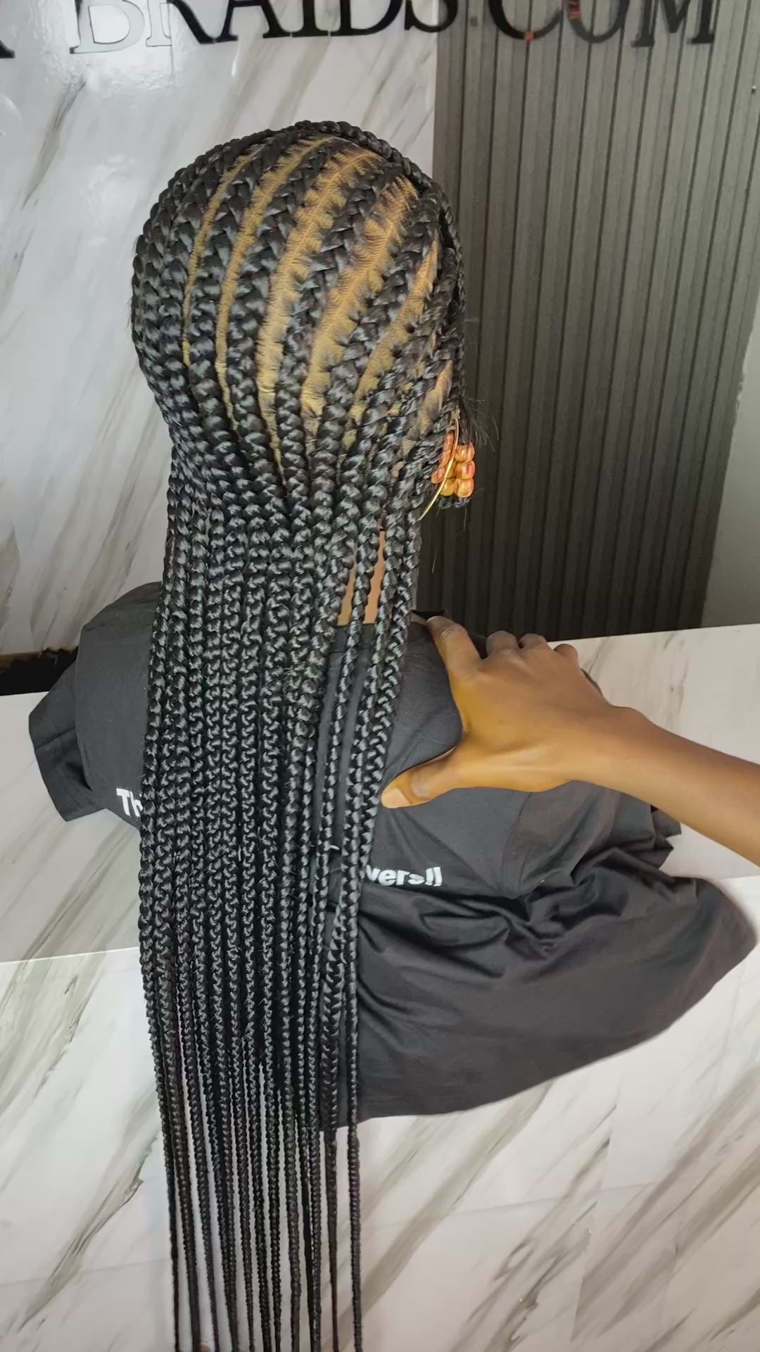 Protective Cornrow braidStyle: Ukachi