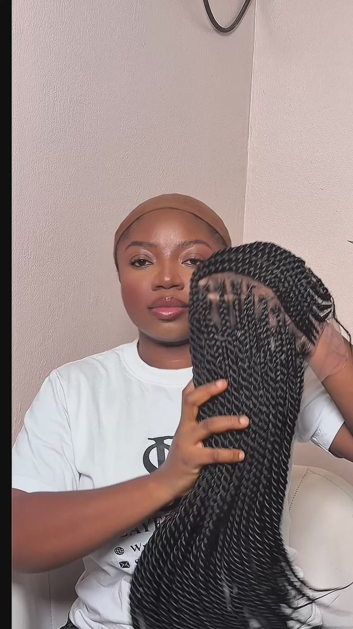 Senegalese Twist Cornrow Braid -Angela