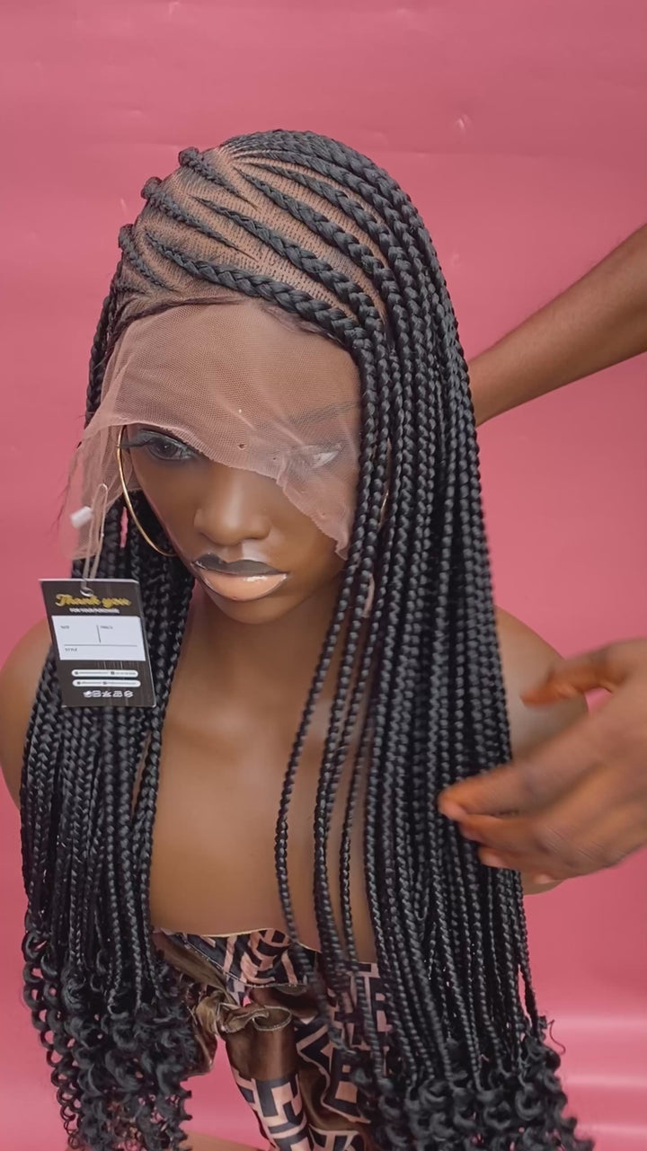 Fulani Cornrow Lemonade Braid -harida unit