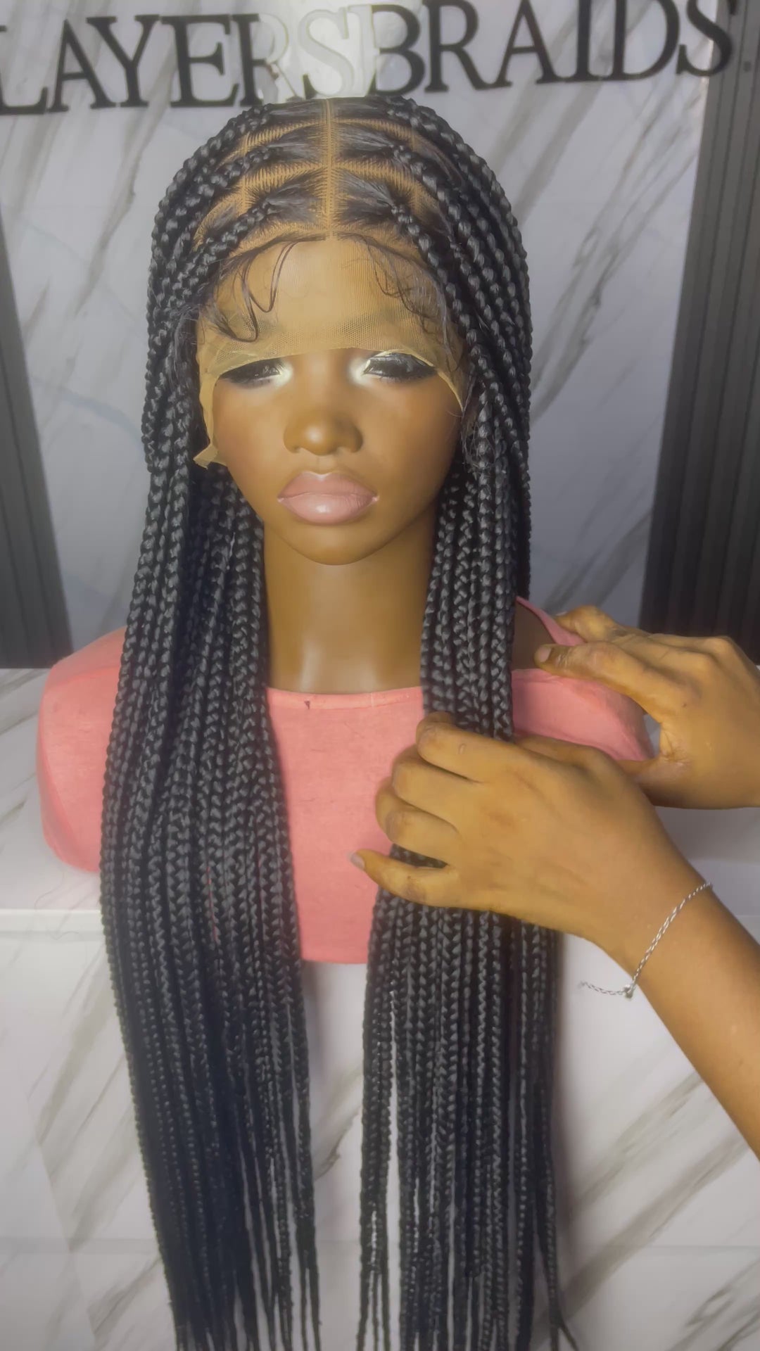 Knotless Braided Wig Protective style -Zinny2