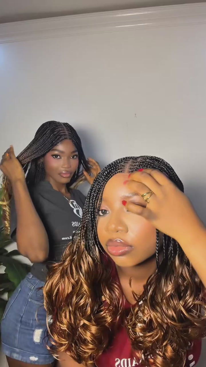 French Curls Knotless Wig: Debbie-