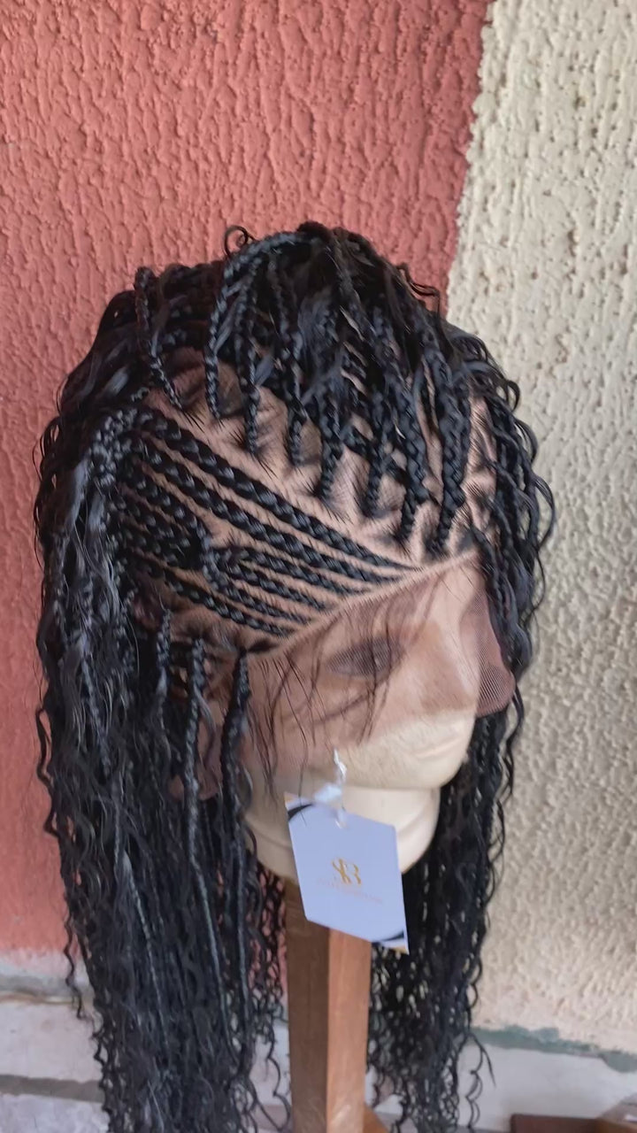 Flip Over Fulani BohoBraids Hairstyles For Black Women -Gina